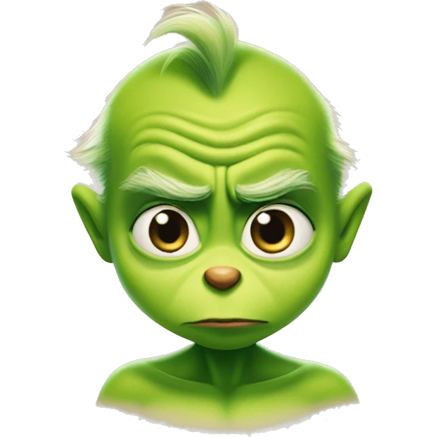 grinch merge the boss baby, face like boss baby emoji