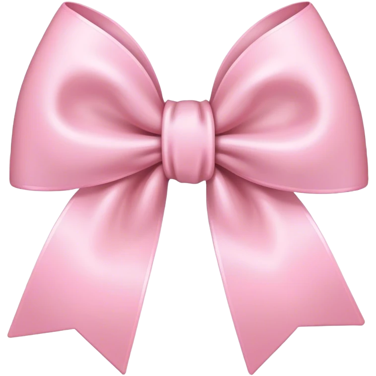 Light pink bow emoji