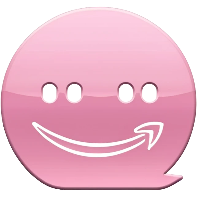 amazon prime video aesthetic logo in pastel pink emoji