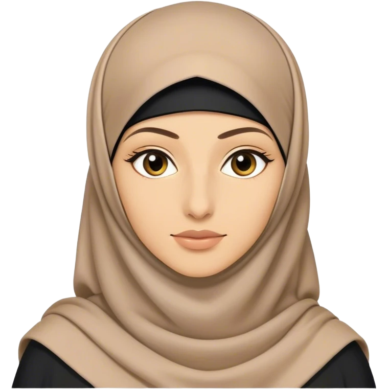 niqabi writing in arabic emoji