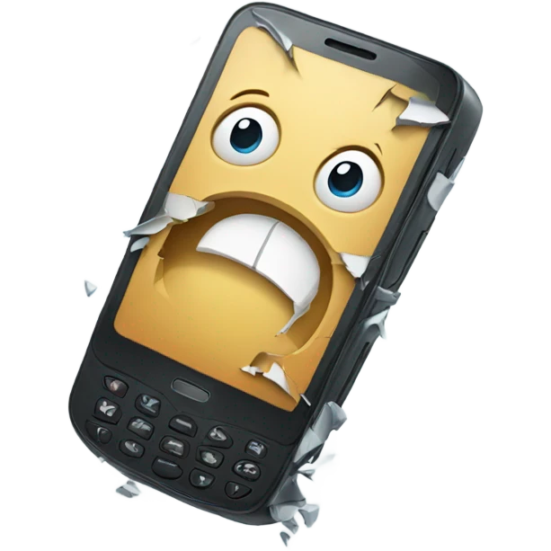 broken phone  emoji
