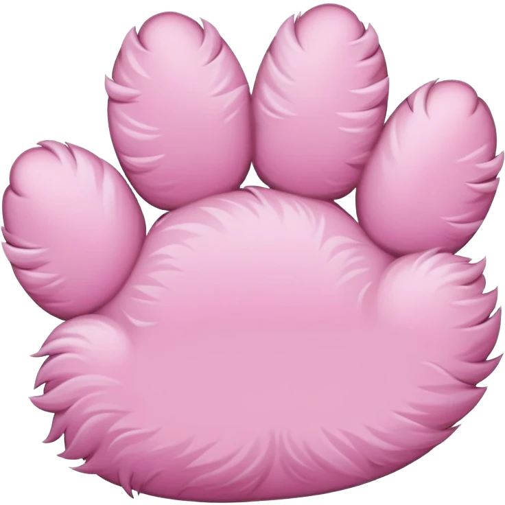 cute cartoon paws emoji