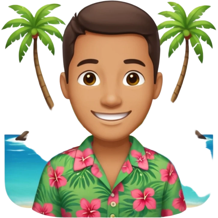 island tour guide-translator emoji