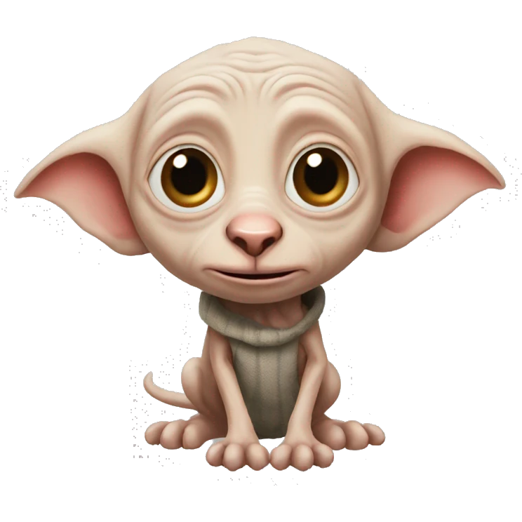 Dobby with sock emoji