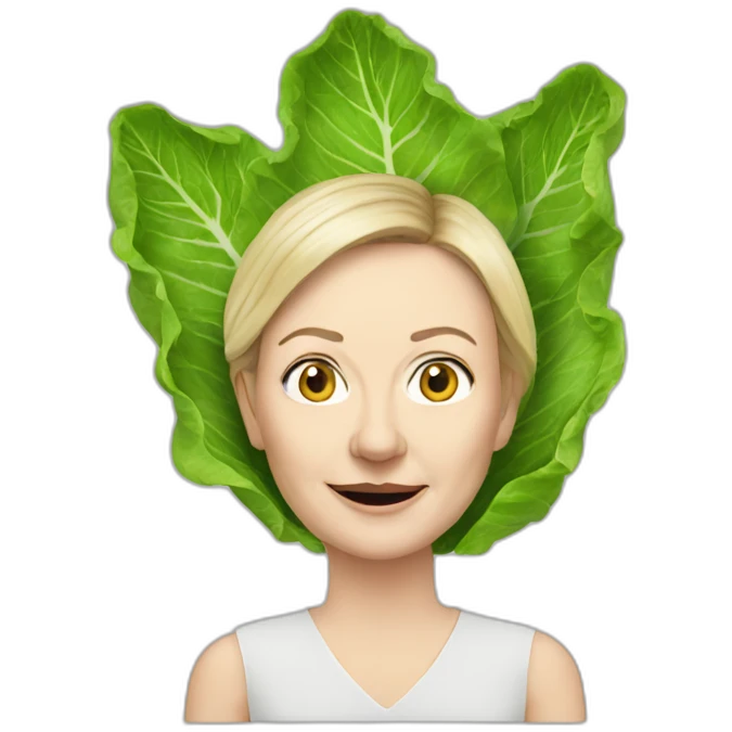 liz truss as a lettuce emoji