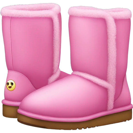 Pink Uggs  emoji