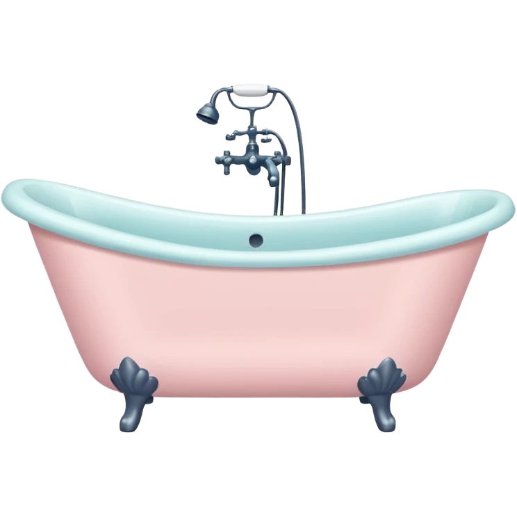 Pastel bathtub  emoji