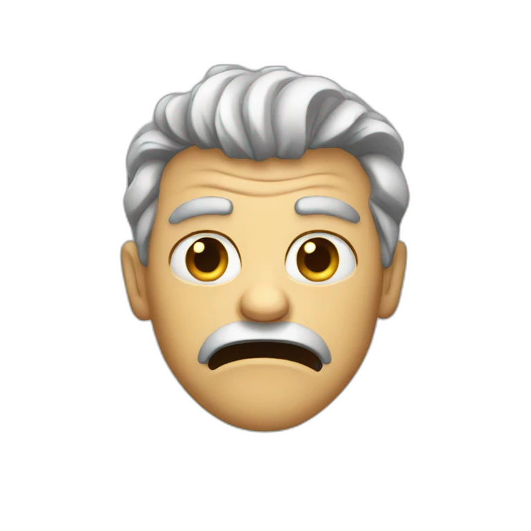 a mad person emoji