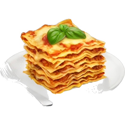 eating lasagna emoji