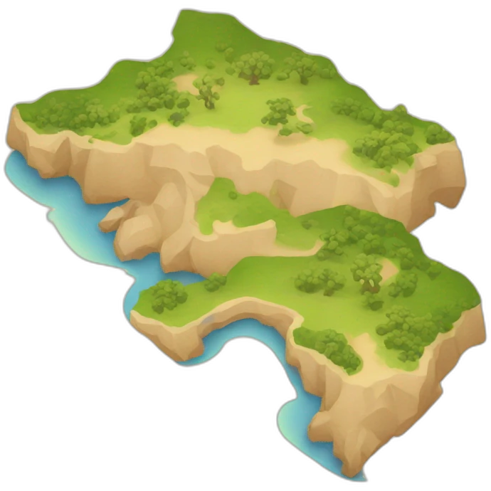 Corsica island Map emoji