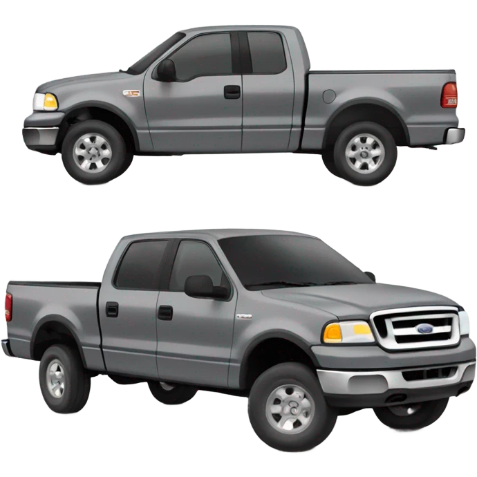 Gray 2002 ford f-150 emoji