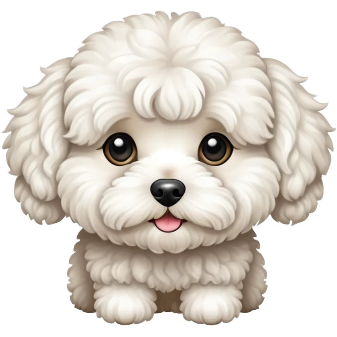 white maltipoo emoji