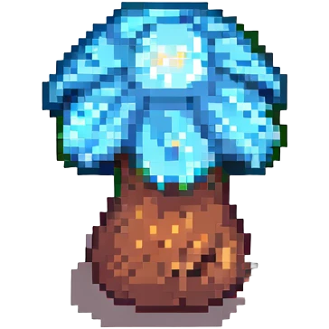 glowing mushroom with purple glow emoji