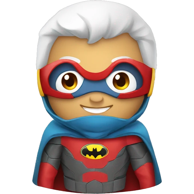 superhero on igloo emoji