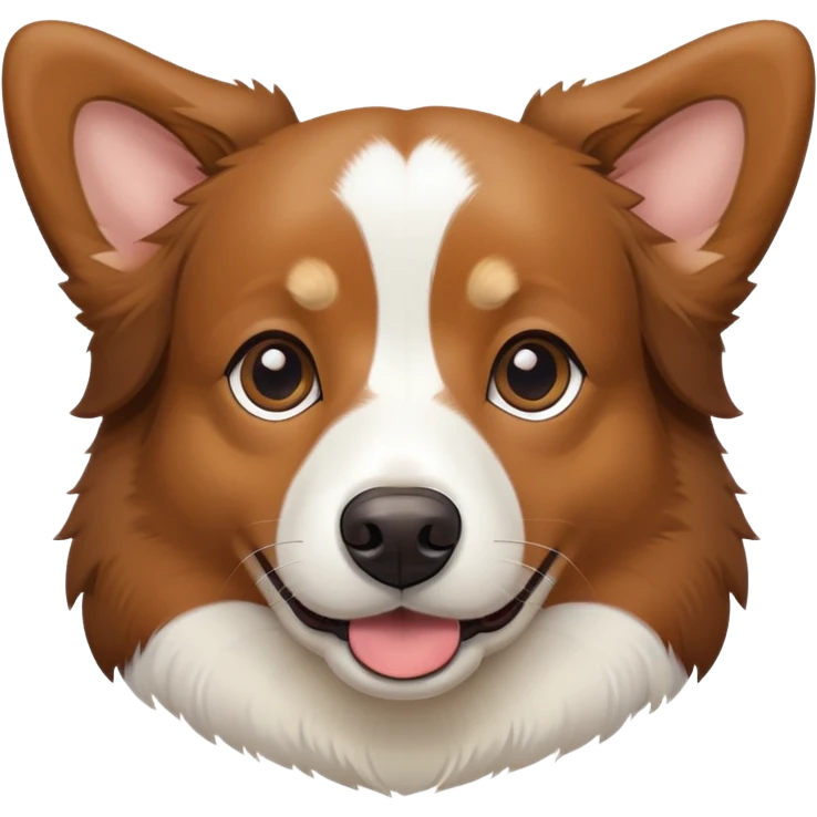 Border collie x corgi all brown  emoji