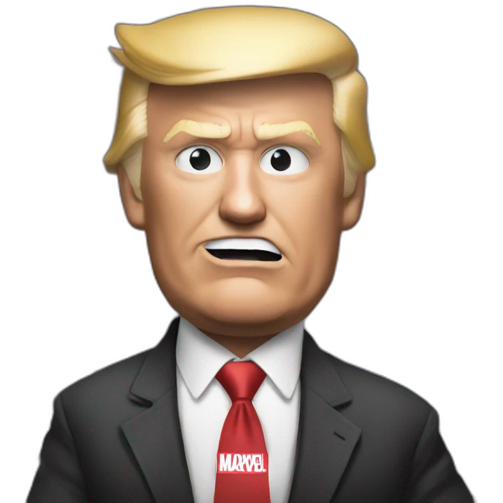 Trump as marvel emoji