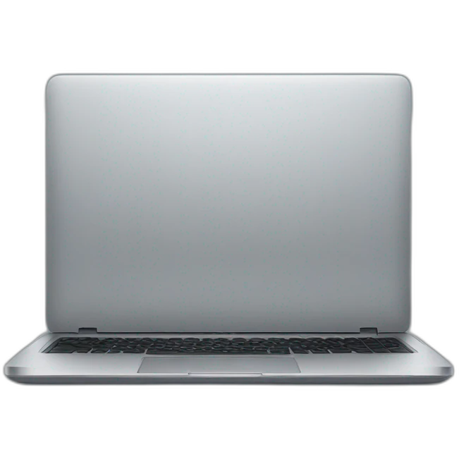 Back of a pc laptop emoji
