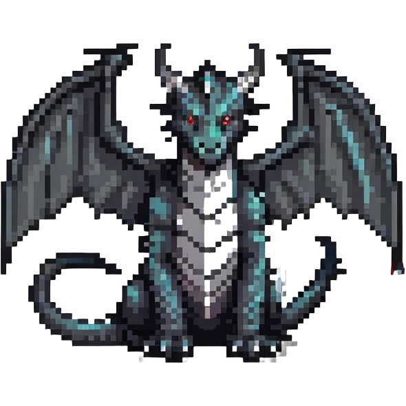 fierce dragon with wings and horns emoji