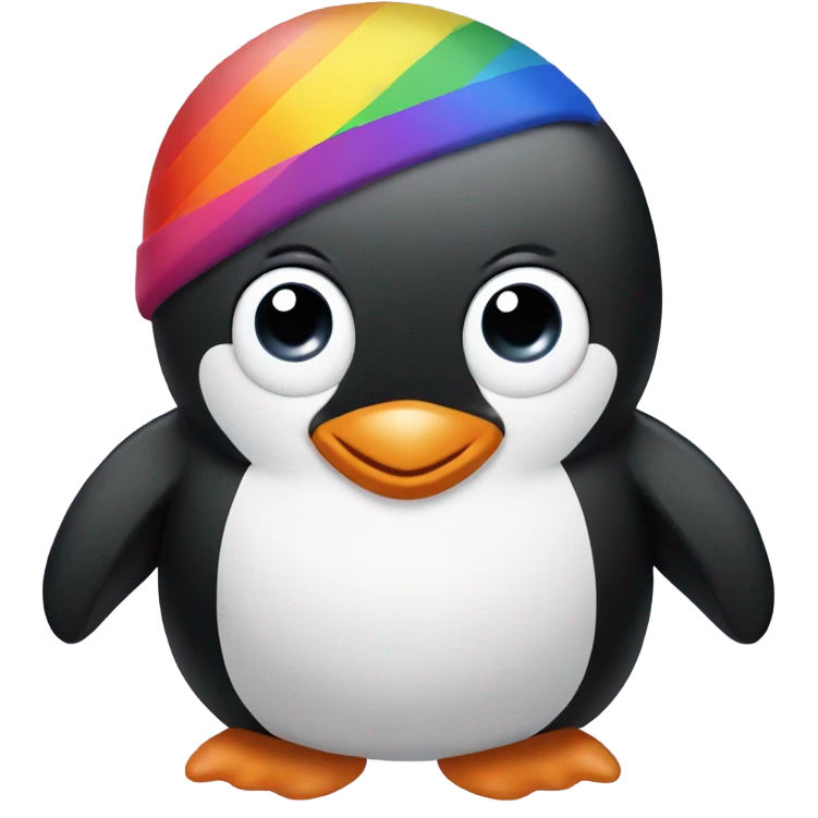 Gay penguin emoji