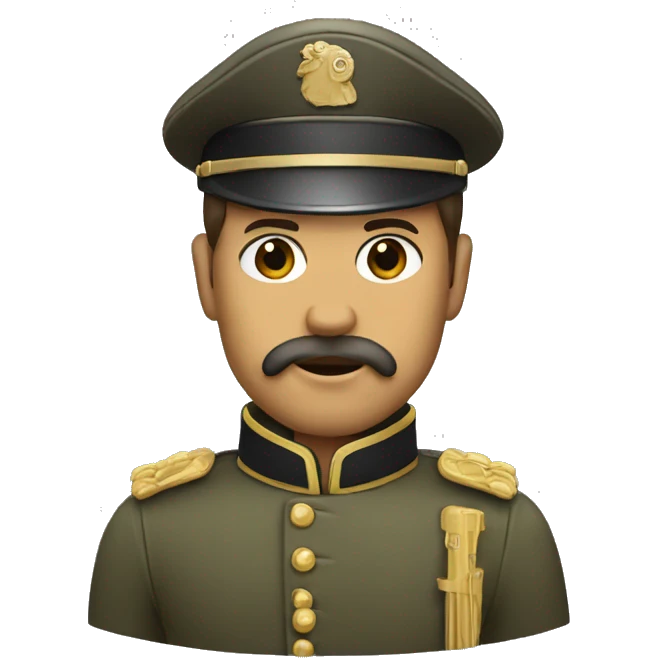 soldier with a Mutton Chops emoji
