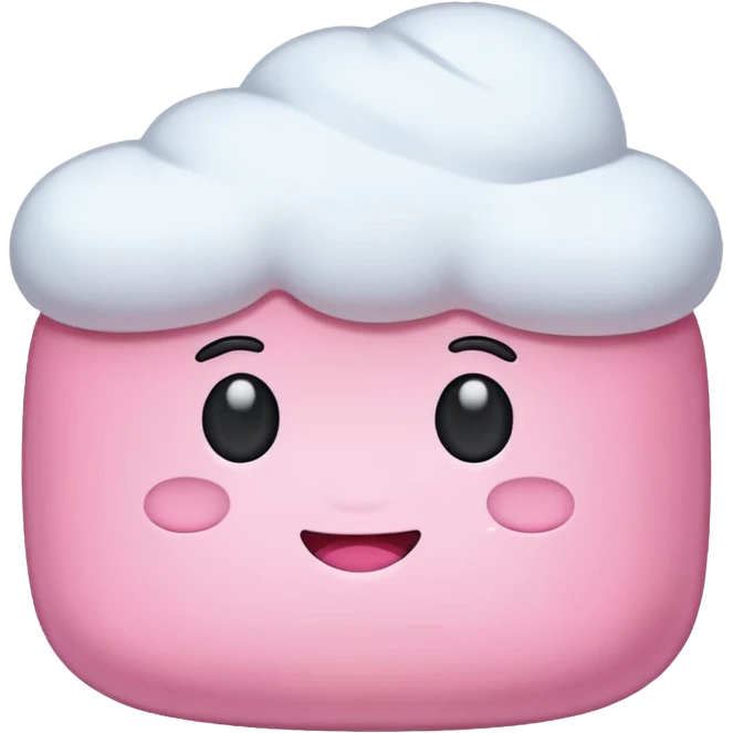 pink marshmallow emoji