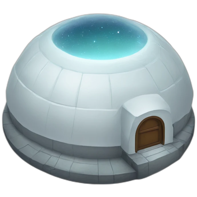 igloo flying saucer emoji