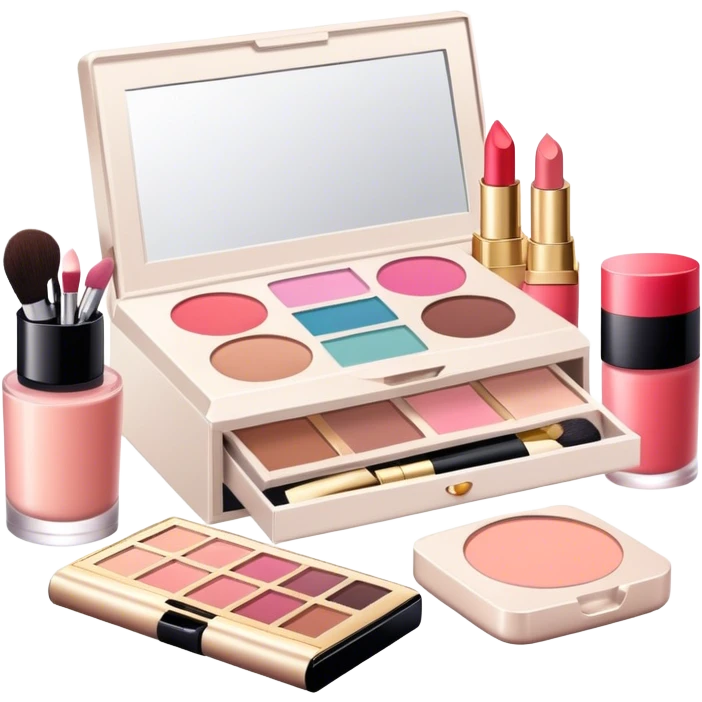 Makeup products with rhode star as brand name  emoji