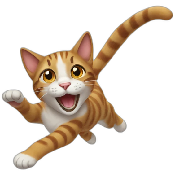 jumping cat emoji