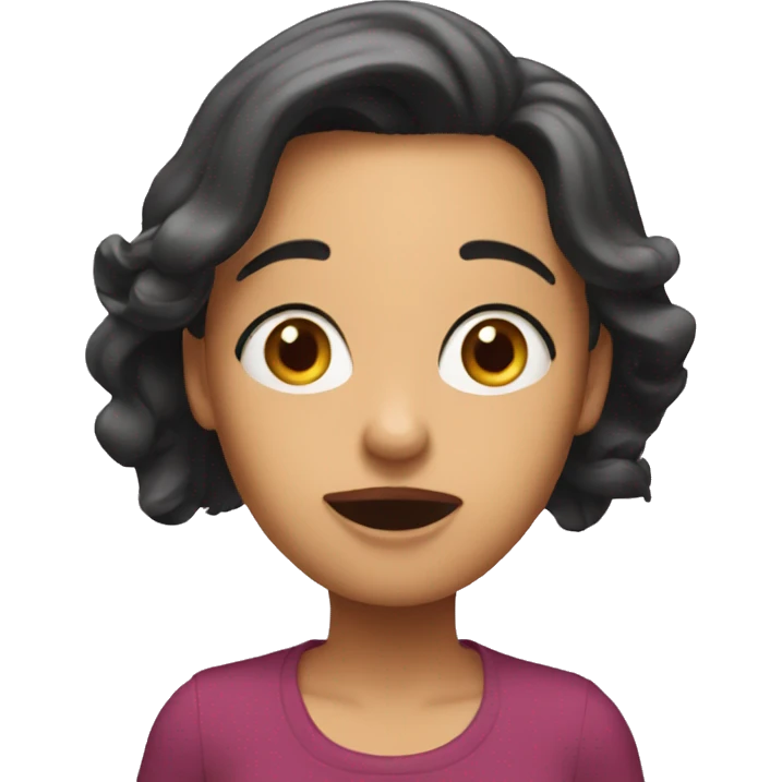 Suprised Mona Liza emoji