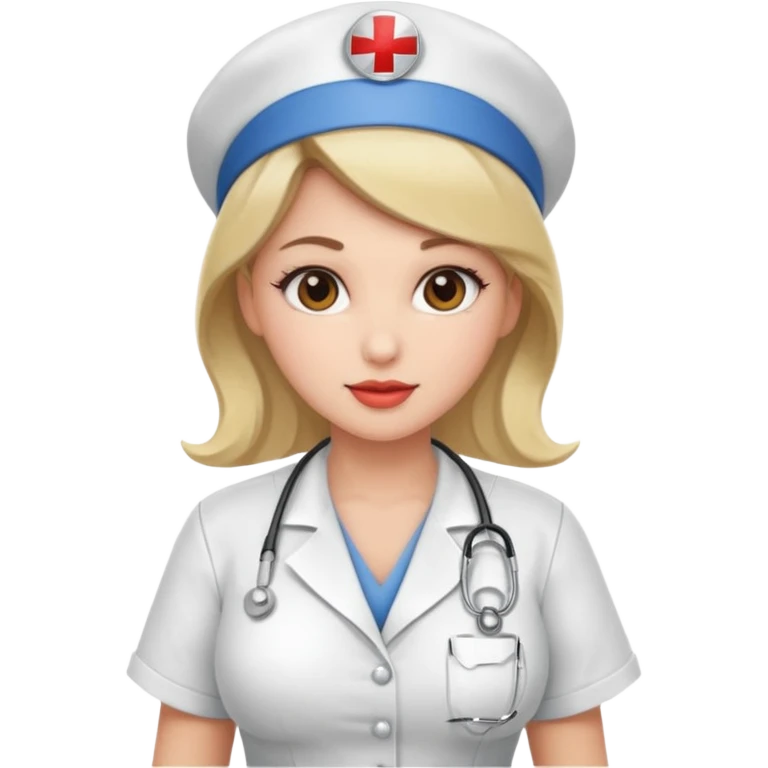 Large breasts sexy nurse sexy clothes NSFW  emoji