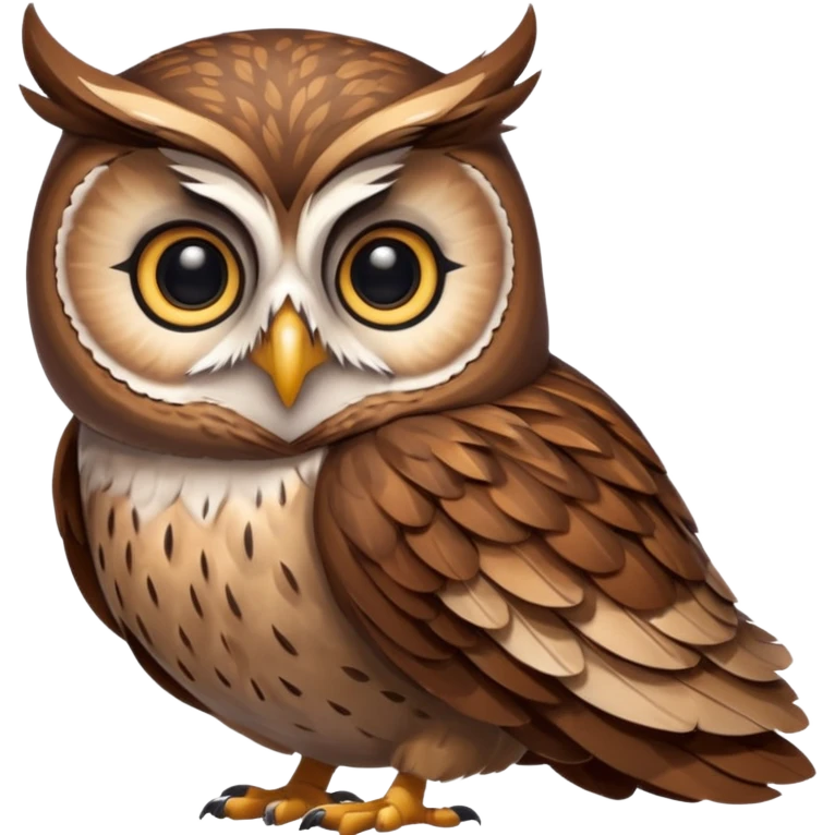 owl full body emoji