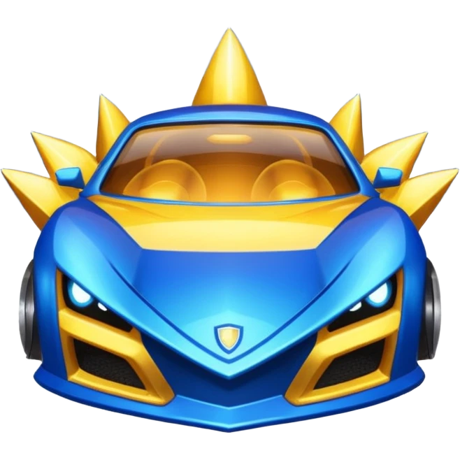 super sonic legend rank from the game rocket league  emoji