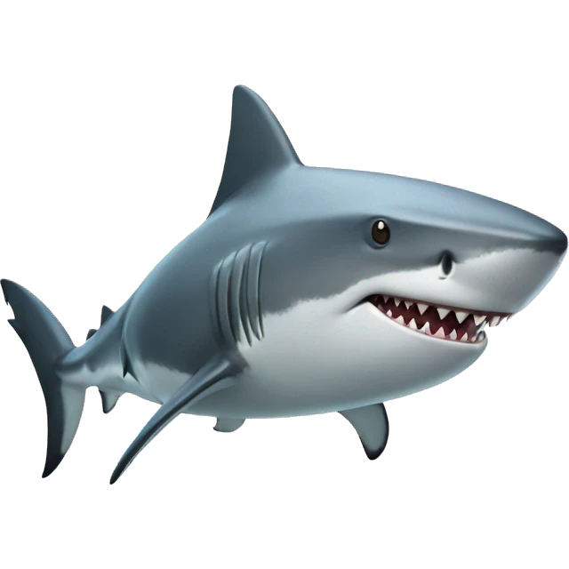 Shark with a gun emoji