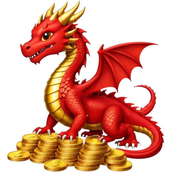 strack coins red dragon emoji