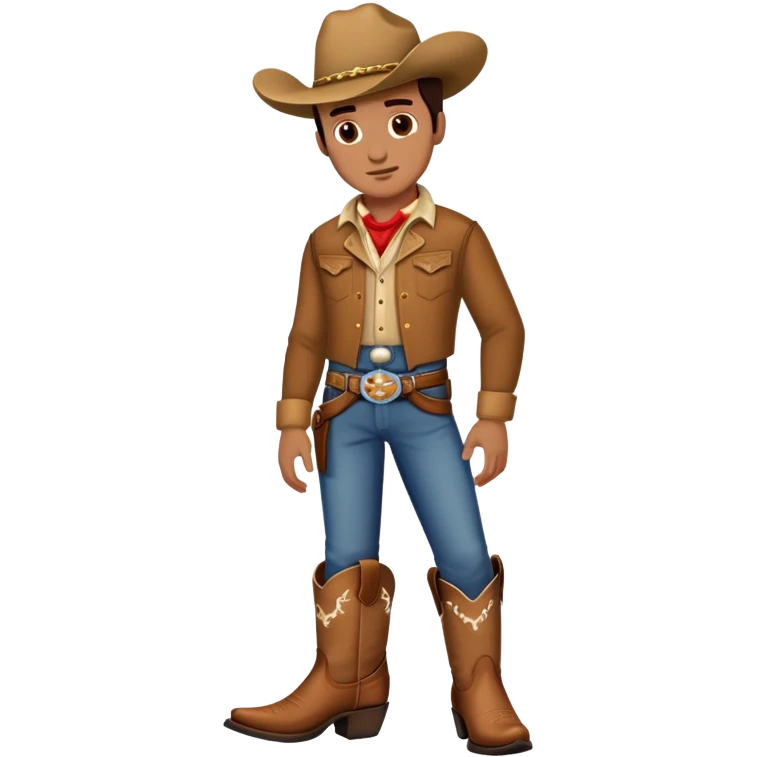 Marc wearing expensive cowboy boots. emoji