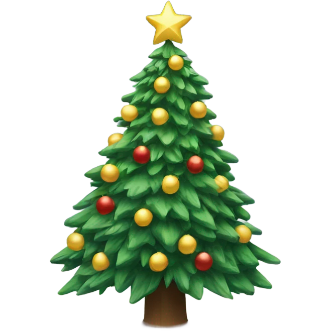 Christmas tree emoji