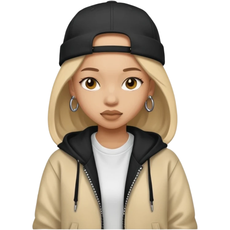 Emoji one girl hip hop  emoji