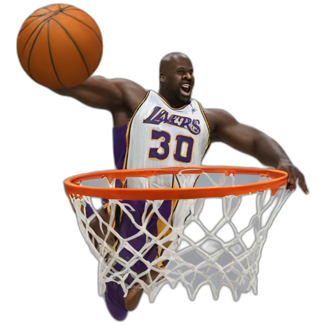 shaq dunking emoji