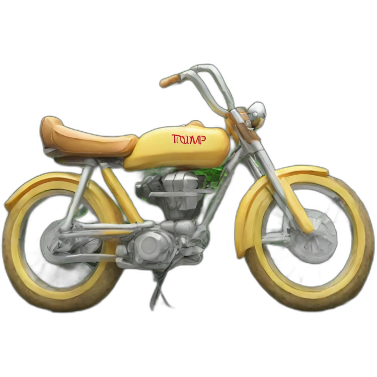 Trump bike emoji