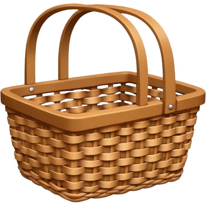 wicker basket emoji