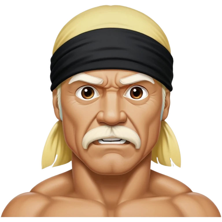 Hulk hogan black bandana emoji