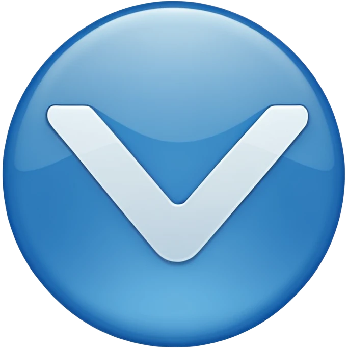 Blue tick  emoji