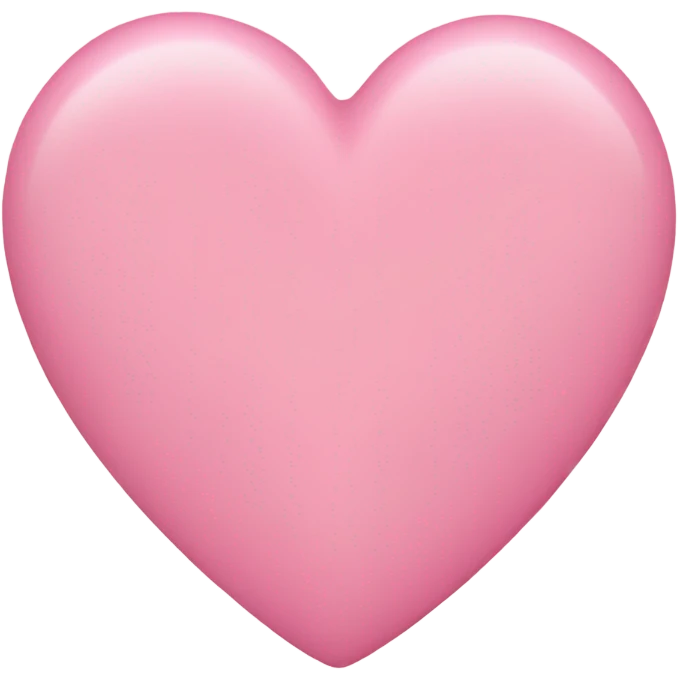 Corazón rosa pastel emoji