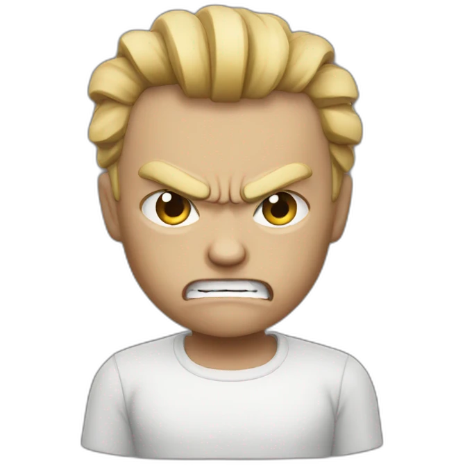 Angry power emoji