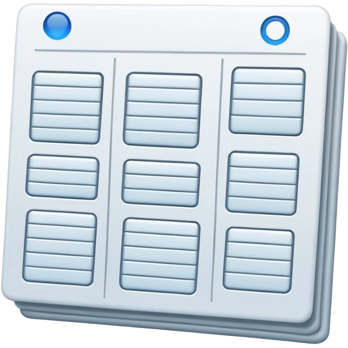 document sheet with structured blocks emoji