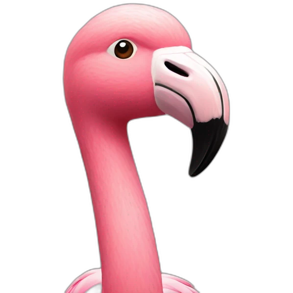 Man-flamingo emoji