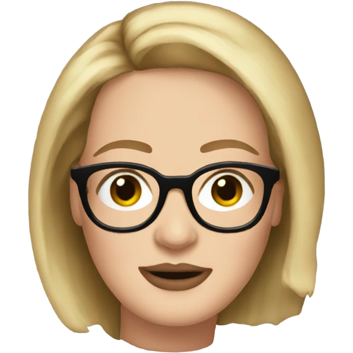 Adele wearing glasses  emoji