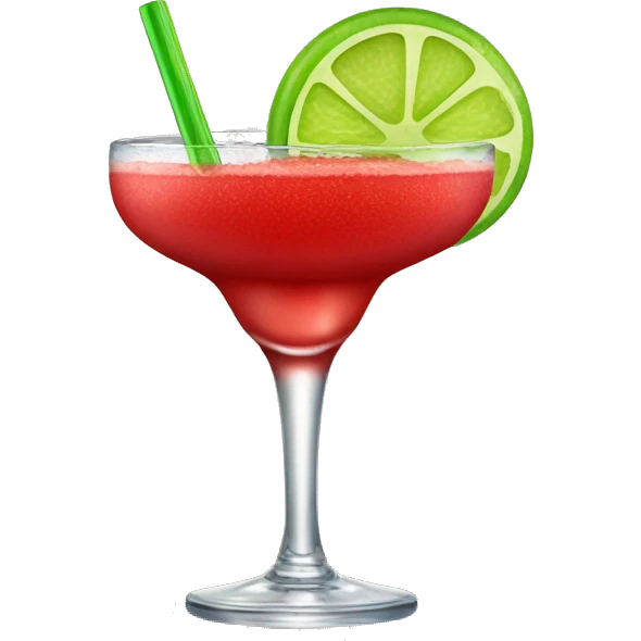 red Daiquiri cocktail emoji