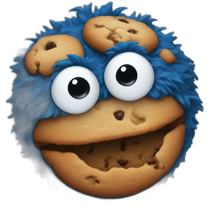 Cookie monster emoji