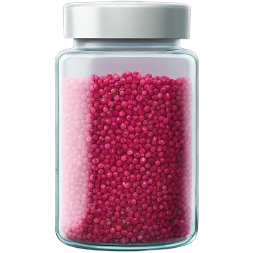 pink peppercorn in grinder bottle emoji